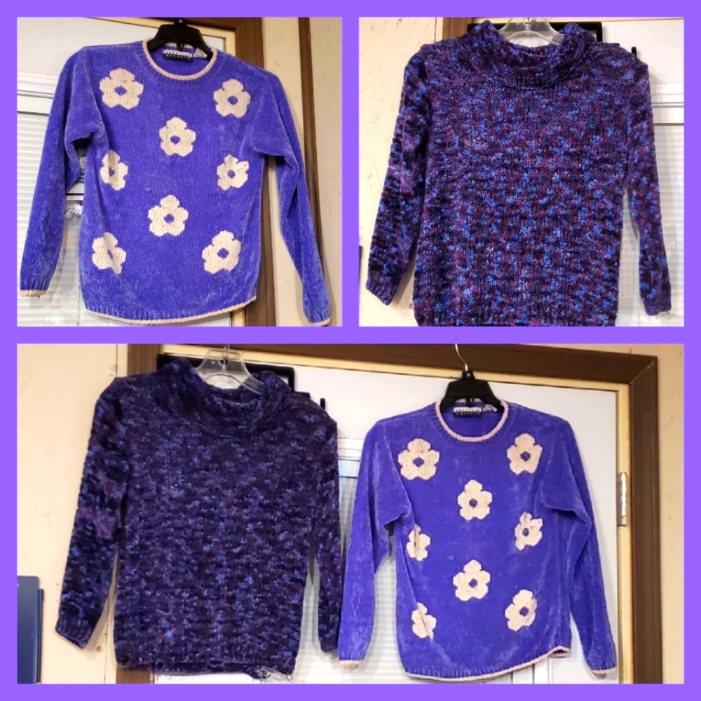 *Vntg* CLUB SODA 5/6 2 sweaters